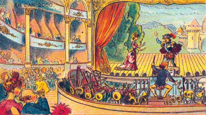 … and in an orchestra pit.