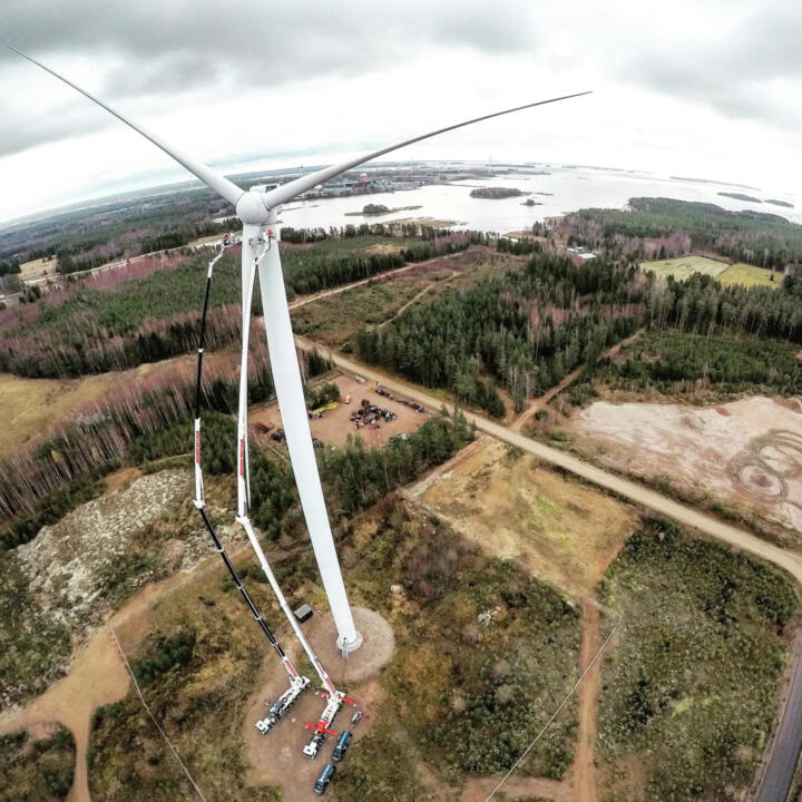 Ready for use in just 40 seconds, e.g. for maintenance work on wind turbines