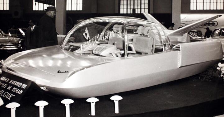 The Simca Fulgur thrilled the audience at its premiere in 1959 – a steam turbine ...
