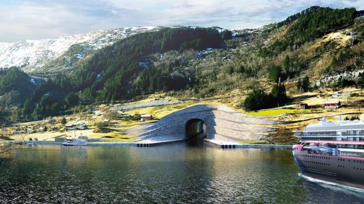 Geplanter Stad-Schiffstunnel in Norwegen