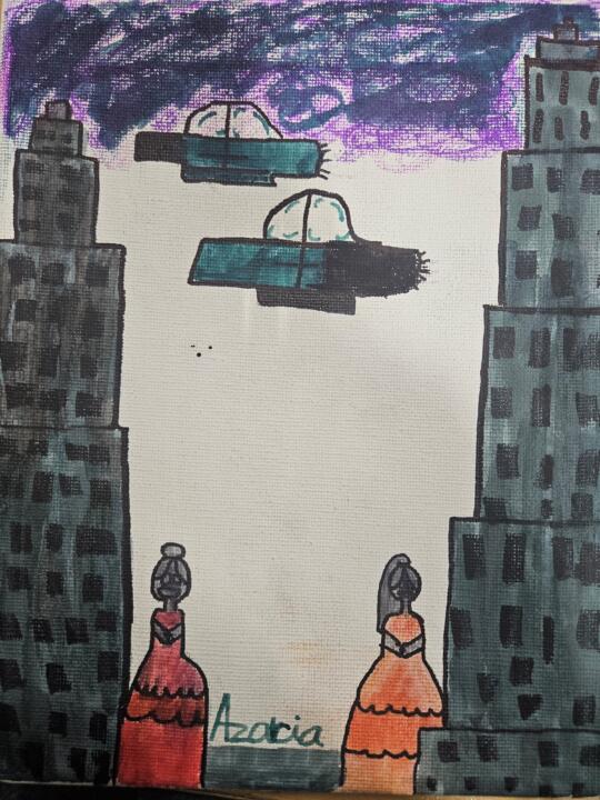Children’s eyes looking into the future