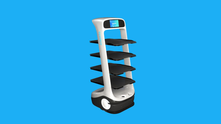 Peanut, the robotic waiter, may not be of huge help in serving meals to patrons ...