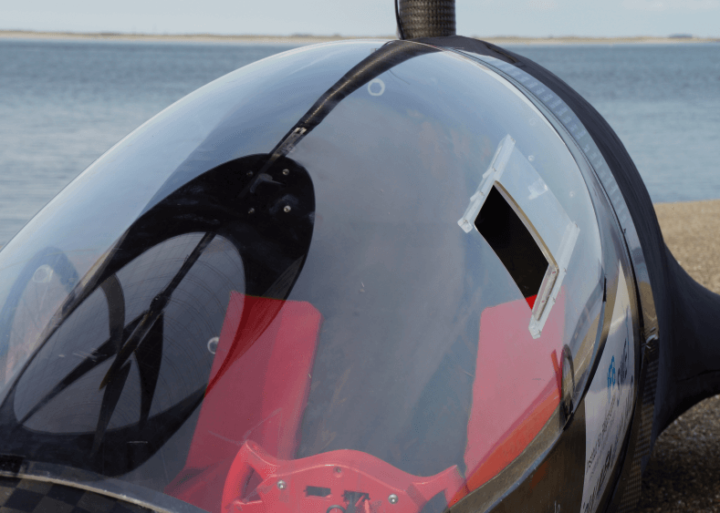 With the wind against the wind