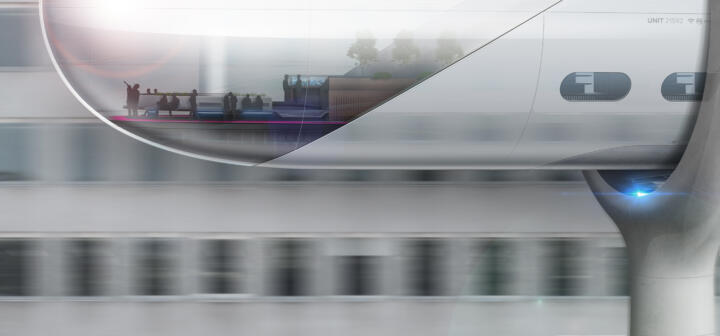 Beste Aussichten in der verglasten Frontkuppel