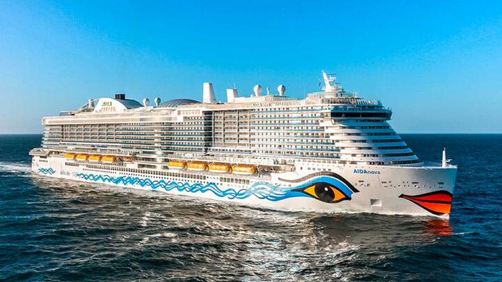 Starting in 2021, the AIDAnova cruise ship will be equipped with a fuel cell for ...